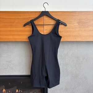 Girlfriend Collective Skyline Bike Unitard Romper, Size S